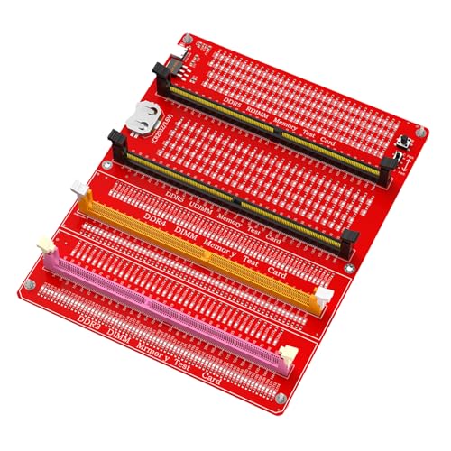 Comprobador de memoria DDR3/4/5 con luces LED y alimentación USB C 3