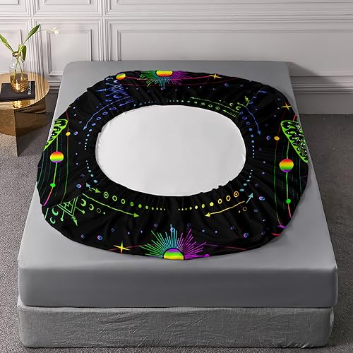 Drap-housse fantastique Halloween cadeau idéal lune et étoiles - 7