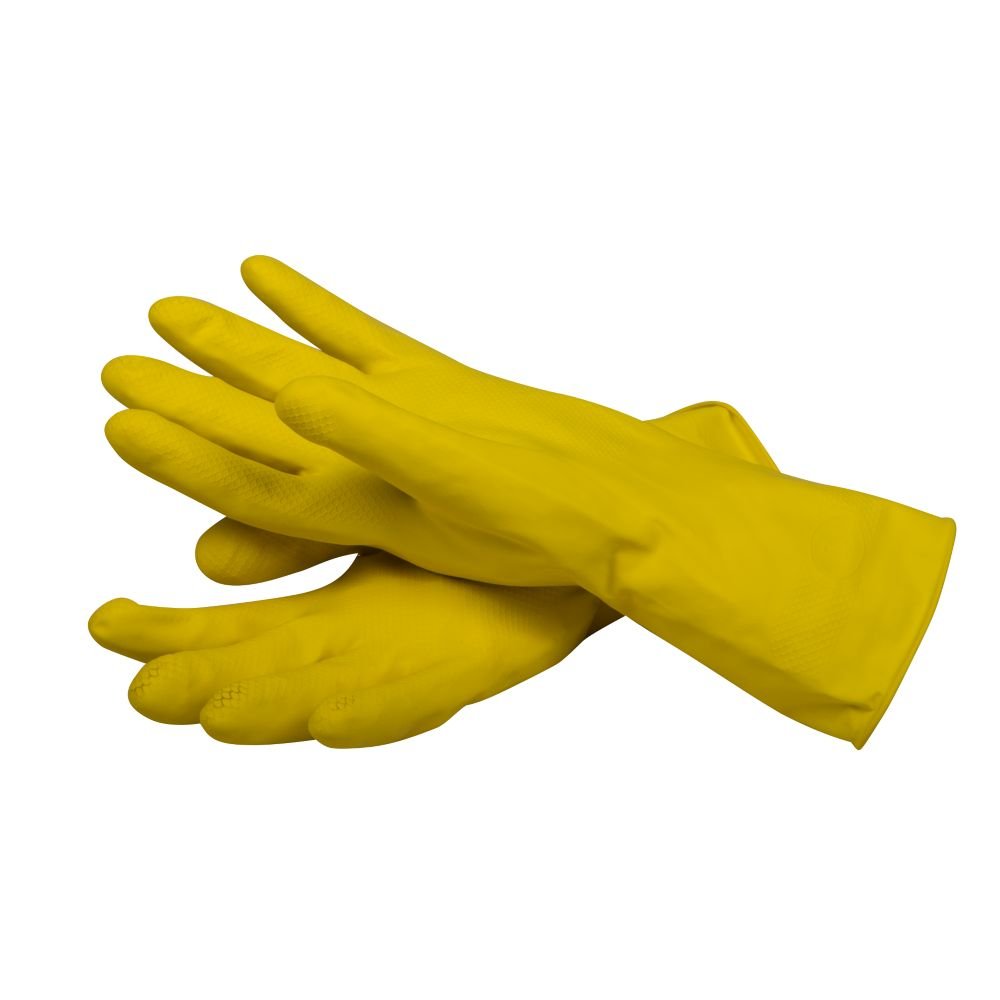 Gants doublés en latex San Jamar pour l'entretien extérieur et travaux d'hiver - 2