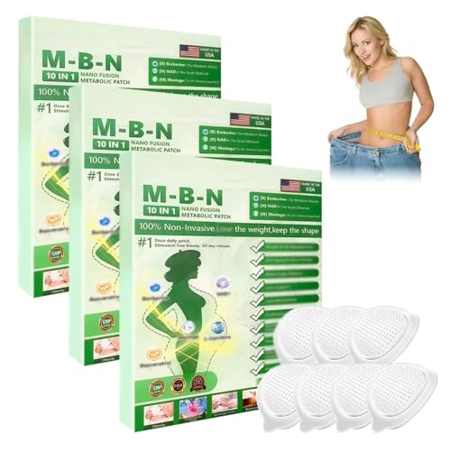 Xhnbbghao 2026 New Professional Moringa 10-in-1 Nano Patch Moringa BerberinePatch Natural Patches for Women and Men Suitable for All Skin Types (3 boxes)