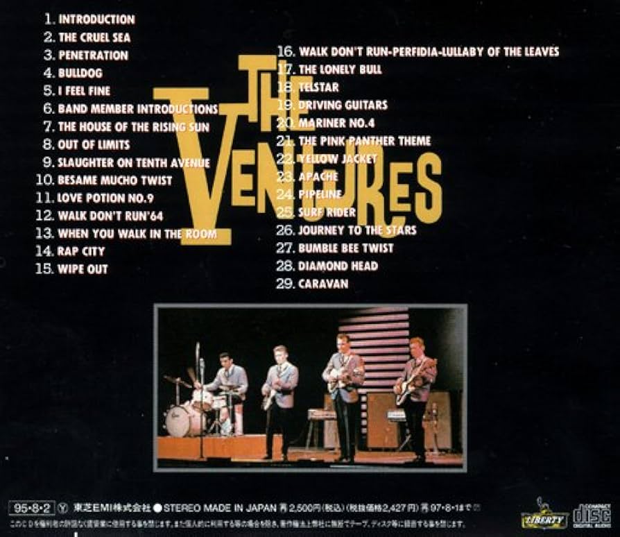 シールド新品‼️『ベンチャーズ・ライヴ・ボックス』60年代来日公演コンプリート シールド新品‼️『ベンチャーズ・ライヴ・ボックス』60年代来日公演