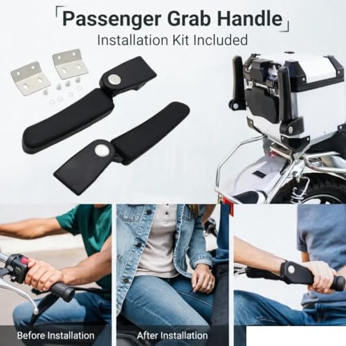 Barra de agarre de pasajero para BMW R1200GS y R1250GS reposabrazos caja trasera 4