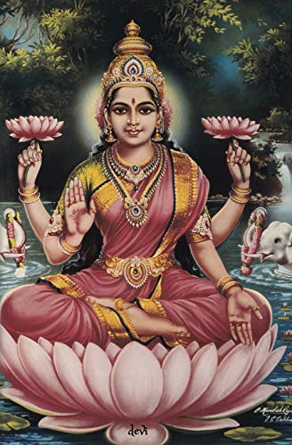 Devi: 150-page Diary With Hindu Goddess Lakshmi on the Cover and a Sri Yantra on the Back for Meditation / Concentration / Visualization / Focusing ... (Symbology Series of Writing Journals)