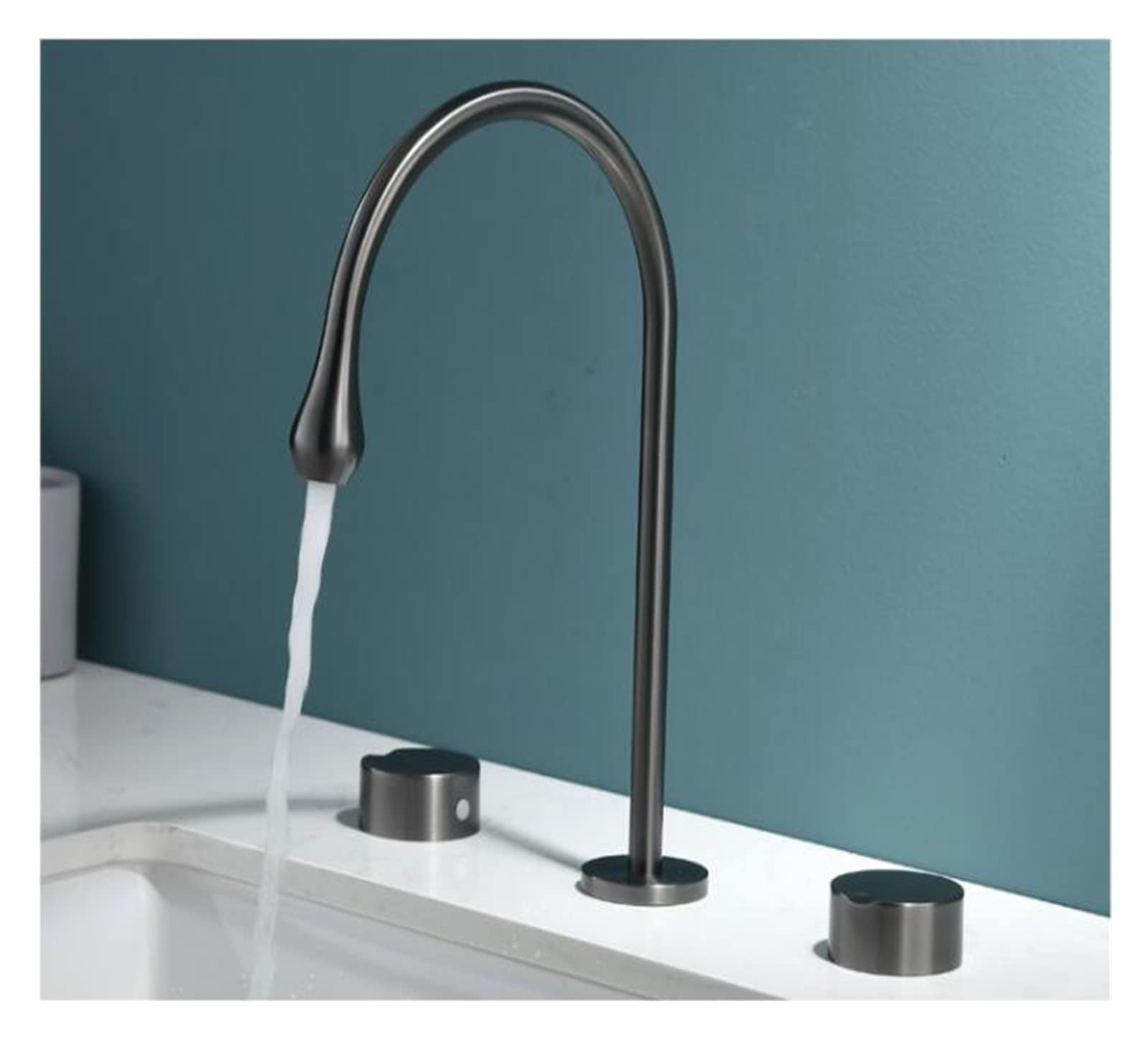 Robinet de bassin anti-fuite mélangeur eau chaude froide en laiton robuste