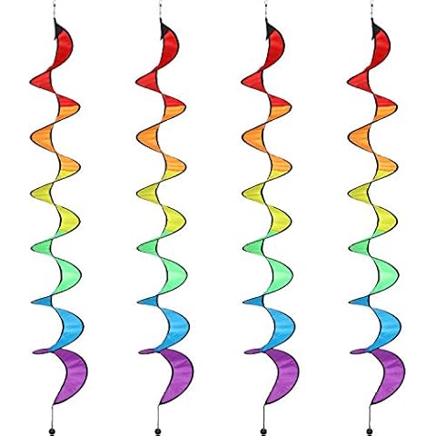 Gejoy Rainbow Wind Spinner (57 Inch, 4 Pieces) thumbnail
