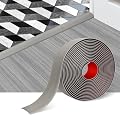 Floor Transition Strip Floor Cover Strips Self Adhesive Flooring Transitions Laminate Floor Strip 2" Wide Vinyl Floor Flat Divider Strip Elegant Wood Grain Design (5cm, 3.3Ft, Gray)