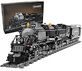 Big Boy Steam Train Building Block Toy, BIGBOY Locomotive Articulated Train Display Model Set with Train Tracks for Train Lovers, Teenagers and Adults(1608 Pieces)