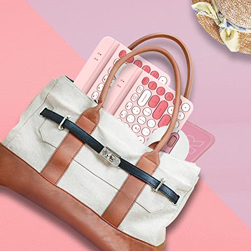 Bloody Fbk30 Multi-Device Quietkey Wireless Keyboard, 2.4G And Bluetooth Dual Mode, Up To 4 Devices, Portable With Integrated Stand For Mac Ios Windows Android (Raspberry) #TOP5