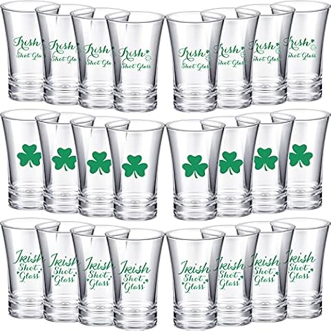 Set of 24 St. Patrick's Day Shot Glasses Cover