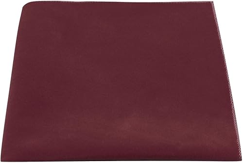 King & Priory Luxury Burgundy Velvet Pocket Square