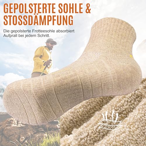 Natugloe Merino Wandersocken 5 Paar Damen Herren – Bild 5