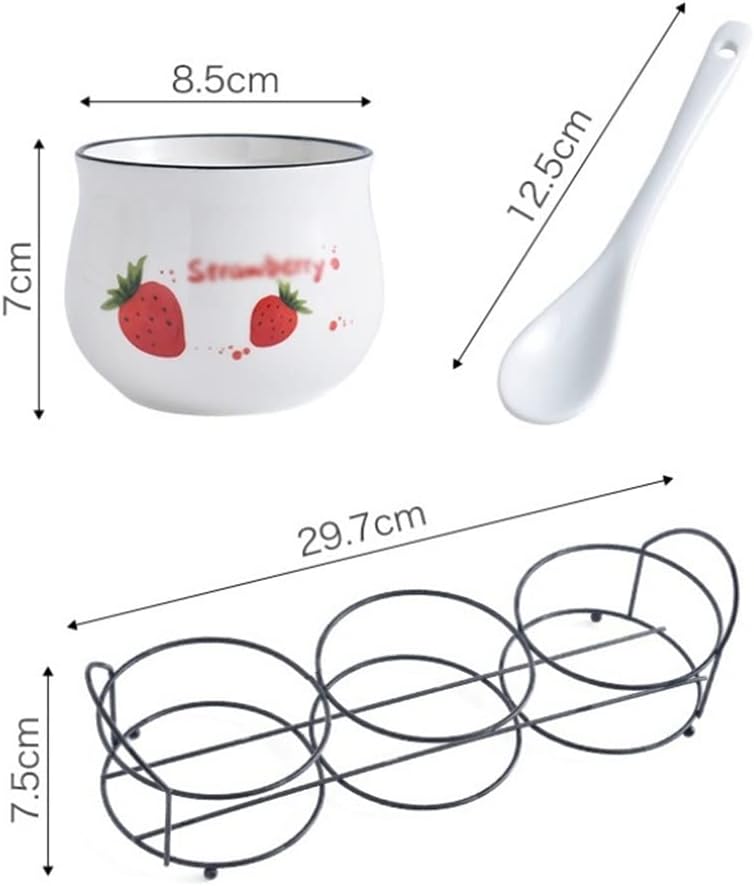 Ceramic seasoning container with lid salt seasoning jar spice storage container seasoning tool with spoon