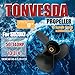 Tonvesda Boat Propeller for Suzuki Outboard Engine Aluminum Propeller 50HP 60HP 70HP 90HP 100HP 115HP 140 HP,13 1/2x15 13 1/4x17 13x19 13 3/4x17 13 3/4x19 13 3/4x21 14x17 14x19,15 Spline Tooth,RH