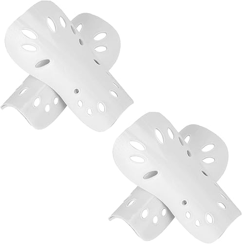 Espinilleras de fútbol, 2 pares de espinilleras ligeras y transpirables para adultos y niños, equipo de protección de pantorrillas para jóvenes,