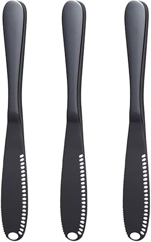 Miniatura 2 de Cuchillo de mantequilla de acero inoxidable de 3 piezas, rallador de mantequilla, cuchillo de mermelada de pan, espátula de mantequilla para cortar