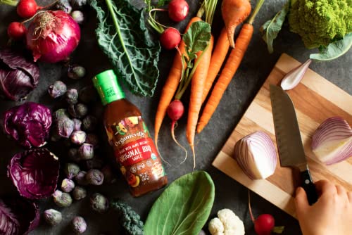 Organicville Original Bbq Sauce - Barbeque Sauce, Sweet, Smoky Flavor, Gluten Free, Vegan, Organic, Non-Gmo, Vegan Barbeque Sauce, Gluten Free Barbeque Sauce, Made With Agave Nectar - 14 Oz, 3-Pack #TOP2