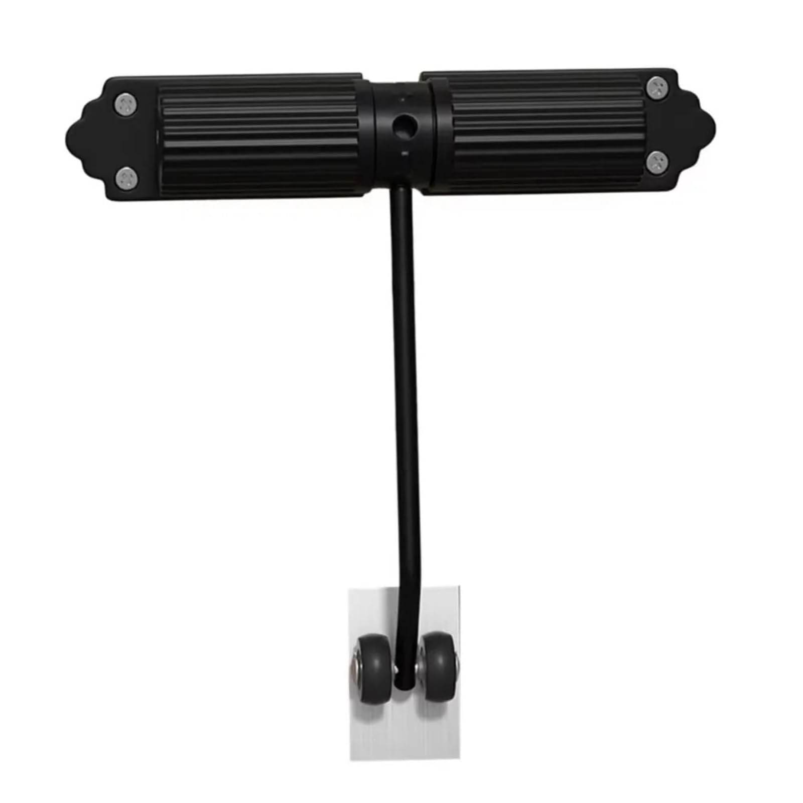 Simple Installation Door Closer 180 ° Mute Soft Closing Door Closing(Black)
