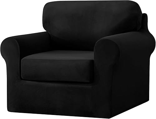 Miniatura 9 de UNBBRRL Fundas de sofá de 7 piezas para sofá, funda de repuesto para sofá Ektorp de 3 asientos con 1 funda principal, 3 fundas de cojín de asiento,