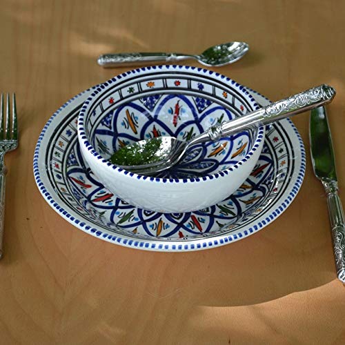 Service à soupe Bakir bleu - 6 pers