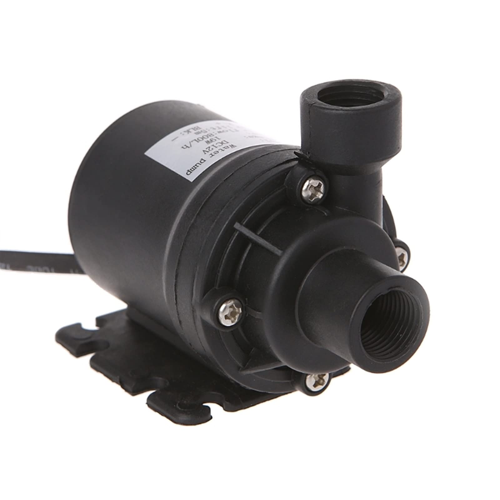 Pigene Black Small Submersible Pump Adjustable 80 0L/H Dc 12V Brushless Solar Motor Pumps 5M Water Circulation Water Pump