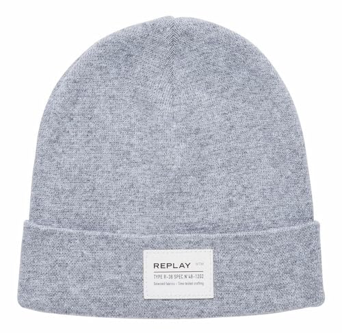 Replay Am8026 Beanie One Size bonnet noir classique mixte pour l'hiver