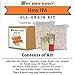 My Brew Supply Hazy IPA Brewing Kit | American Pale Ale Malt | Carapils Grain | Flaked Oats & Wheat | Azacca & Mosaic Pellet Hops | English Ale Yeast | 5 Gallon Advanced All Grain Home Brewing