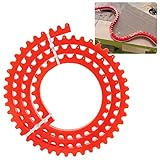 78 Inch Woodworking Profiling Strip, Flexible Curve Template, Excellent Rebound, Adjustable & Fixed Complex Shape Contour Woodworking Tool Templates Guide for Transferring Curved Patterns