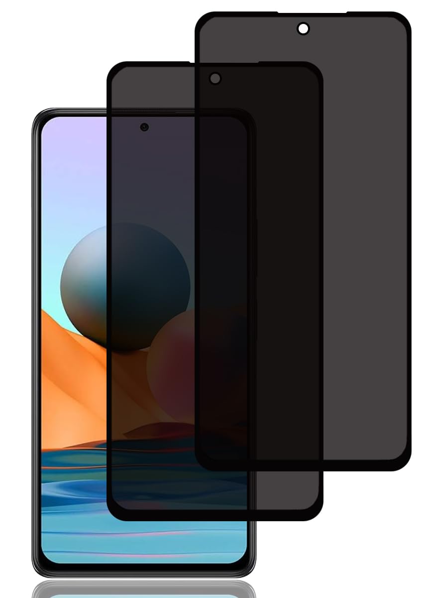 Pellicola Privacy Per Redmi Note 10 Pro: Vetro Temperato 9H Anti-Spia (2 Pezzi) - Proteggi I Tuoi Dati - 2
