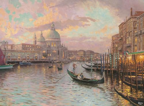 Rompecabezas Ceaco - Thomas Kinkade - Venecia - 1000 piezas - Actividad relajante y divertida para adultos miniatura 2