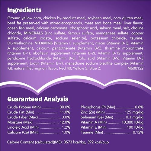 Purina Friskies Dry Cat Food, Surfin' & Turfin' Favorites - (Pack of 4) 3.15 lb. Bags - Image 6