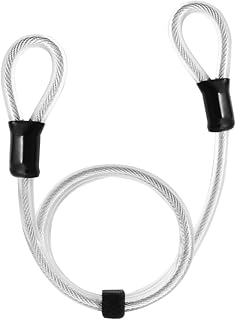 Uonlytech 2pcs Cable Bike Chain Lock Anti- Bike Locks Heavy Duty Anti Bike Cafe Lock Bike Wire Lock Braid Accessories Heavy Duty Bike Lock Bike Lock Wire Cord Lock Carbon Steel to Weave