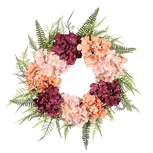 Couronne de fleurs jaunes pour porte d'entrée et mur