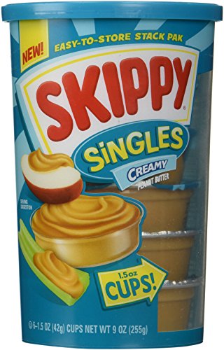 SKIPPY SINGLES PEANUT BUTTER CREAMY CIRCLED U 9 OZ