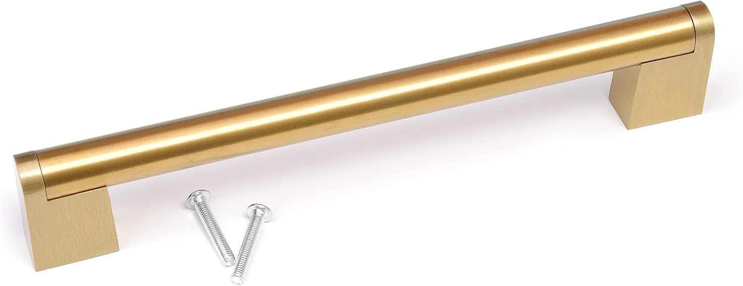 BSM Marketing Gold Finish Kitchen Cupboard Cabinet Boss Bar Door Handle Knob (10, 309mm) - Image 4