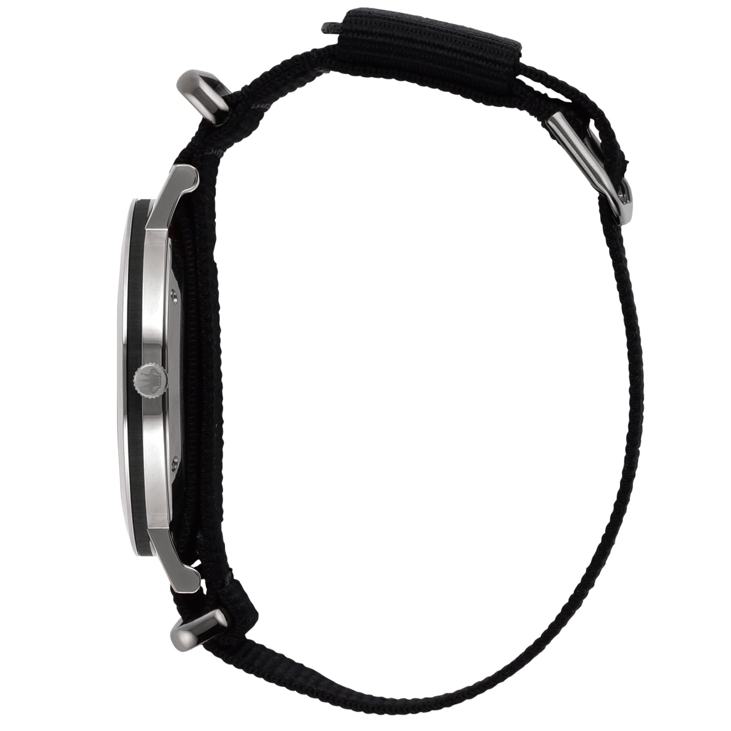 René Mouris L'Emporter Quarzuhren Für Herren – 41MM Klassische Uhr Aus 316L Edelstahl – Mineralglas Mit Saphirbeschichtung – 50M wasserdichte Armbanduhr Mit Nylonarmband.