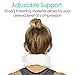 Vive Cervical Collar Neck Brace for Neck Pain and Support for Women & Men - Soft Foam Brace for Pain Relief - Comfortable Corrector Wrap for Posture, Sleeping, Radiculopathy, & Spine (White, 3 inch)