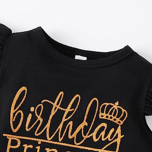 Image of LYSMuch Girls Birthday Outfit Birthday Girls Shirt Princess Tutu Tulle Skirt