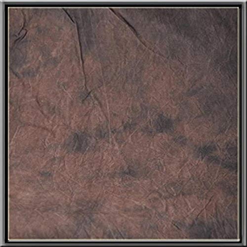 CowboyStudio 100% Cotton Hand Painted 6X 9(Inches) Tie Dye Deep Brown Muslin Photo Background