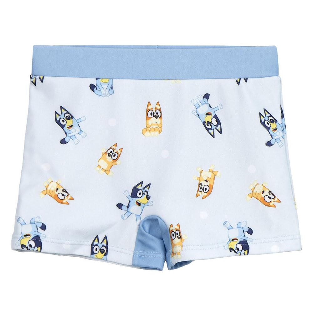 Bluey Bañador Boxer para Niños Azul Claro - Marca EAN: 8445484499827 - Talla: 2 Años