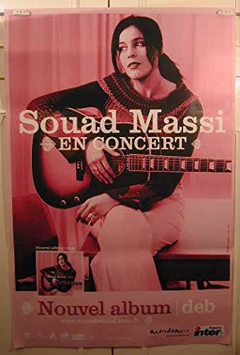 Poster Massi Souad 80x120 cm grand format décoration murale moderne