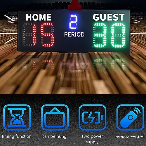 Marcador LED para pared multisport con control remoto miniatura 2