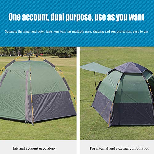 Tente pop-up camping familiale imperméable 3-4 personnes