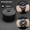 YOOSIDE Hook and Loop Nylon Watch Strap for Garmin epix Pro 51mm / Fenix 7X / Fenix 6X / Fenix 5X / Enduro, 26mm Quick Dry Ultralight Sport Wrist Band for Tactix 7 Pro,Tactix Bravo (Black) #4
