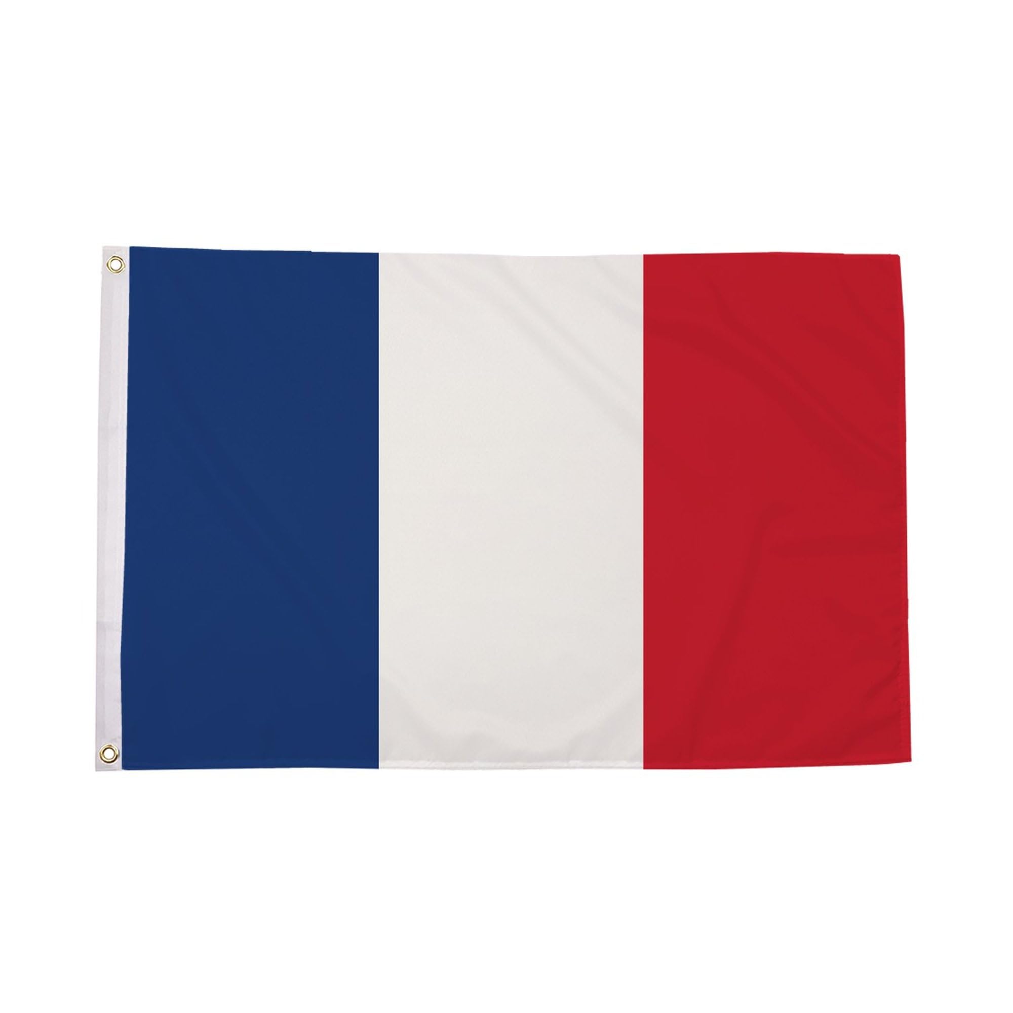 Flagmax French Flag 3ft x 2ft (90cm x 60cm) France Tricolour Flag with Eyelets Durable Polyester Banner for Indoor and Outdoor Display National Events Celebrations and Home Use