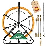 🌐 DISEÑADA PARA PROFESIONALES DEL SECTOR ELÉCTRICO: Perfecta como pasacables eléctrico en grandes instalaciones. Especial para techos, exteriores o pasa cables en tubos vacíos de largo recorrido.