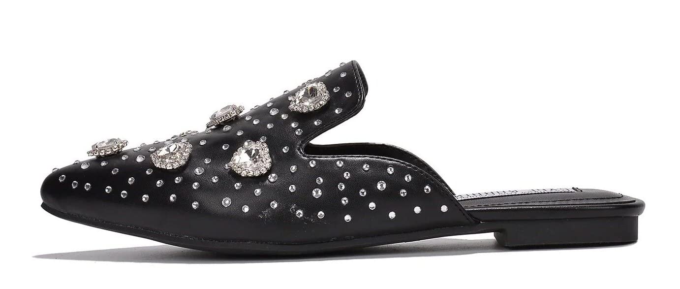 Cape RobbinCape Robbin Sierra Bedazzled Pointed Toe Mule Flats
