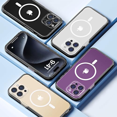Coque iPhone 15 Pro Max de qualité militaire robuste avec ses protections d'écran et objectifs