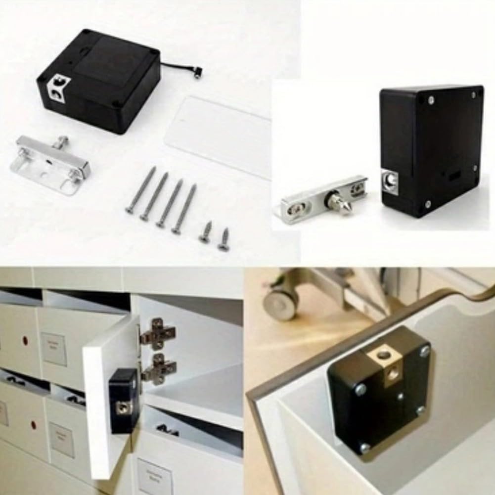 Per serratura a cassetto basata su RFID per Tuya Smart Home con chiusura in acciaio inossidabile e custodia in plastica ABS per una maggiore durata (T8 per tuyaApp)