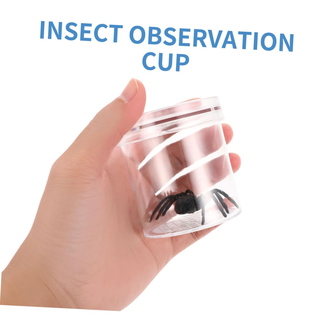 Cajas Portátiles para Insectos 9 Piezas de Plástico para Observación