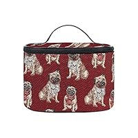 Signare Tapestry Toiletry Bag Makeup Vanity Bag for Women with Garden Flower and Creatures